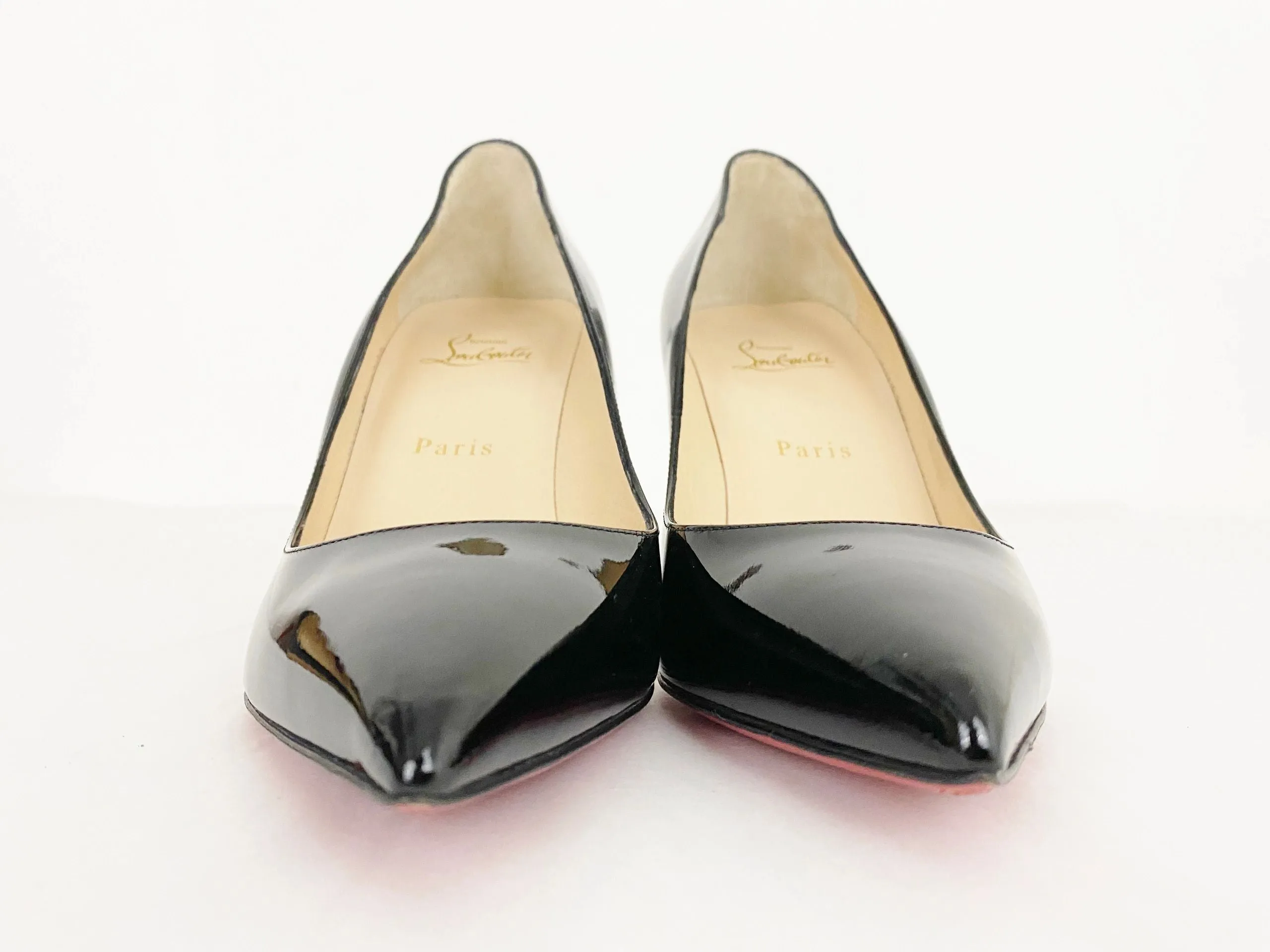 Christian Louboutin Patent Leather Pump Size 39 It (9 Us)