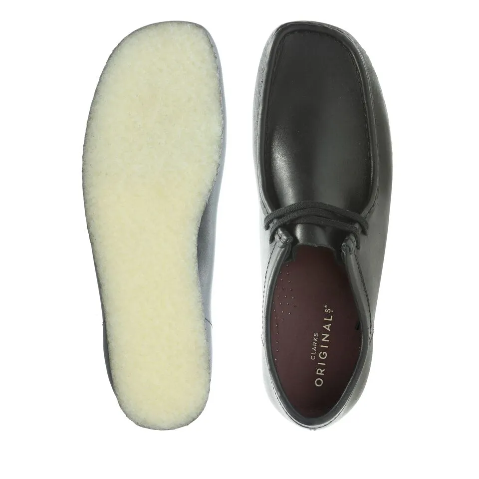 Clarks Men's Wallabee Black Leather 26155514