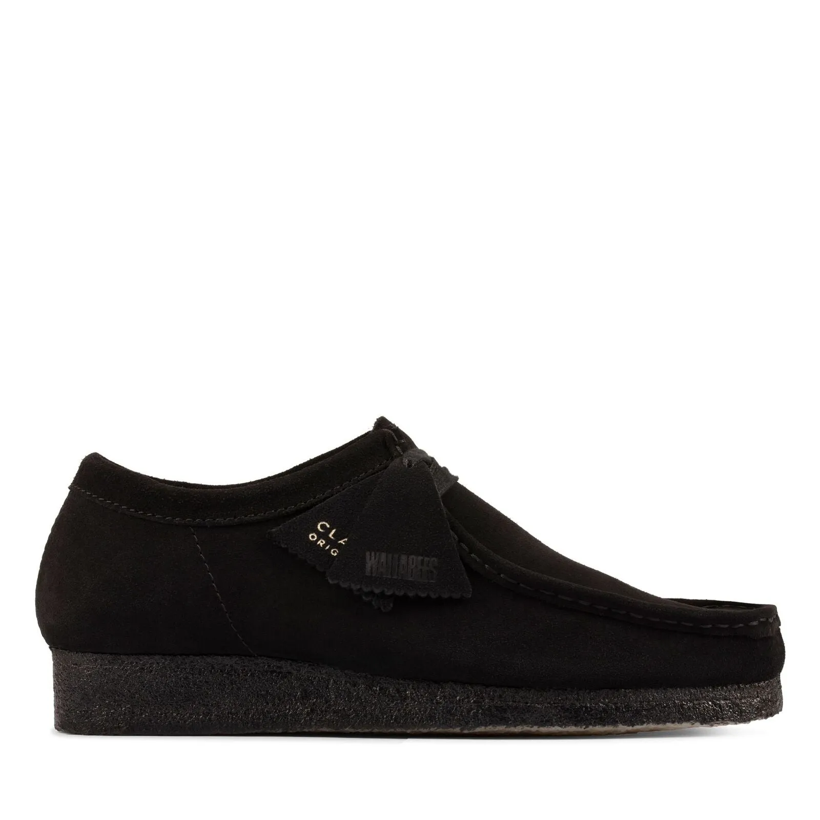 Clarks Men's Wallabee Black Sde 26155519