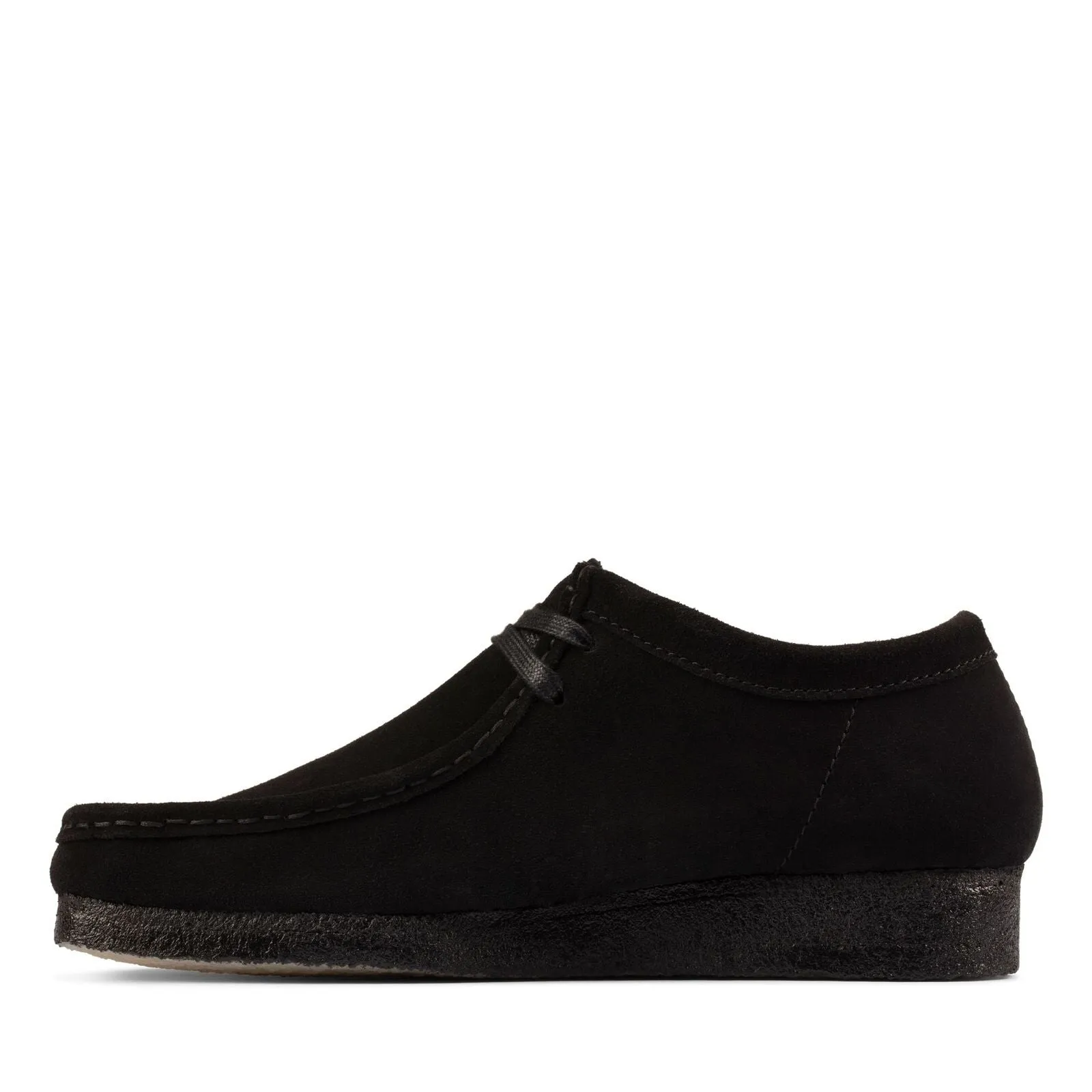 Clarks Men's Wallabee Black Sde 26155519