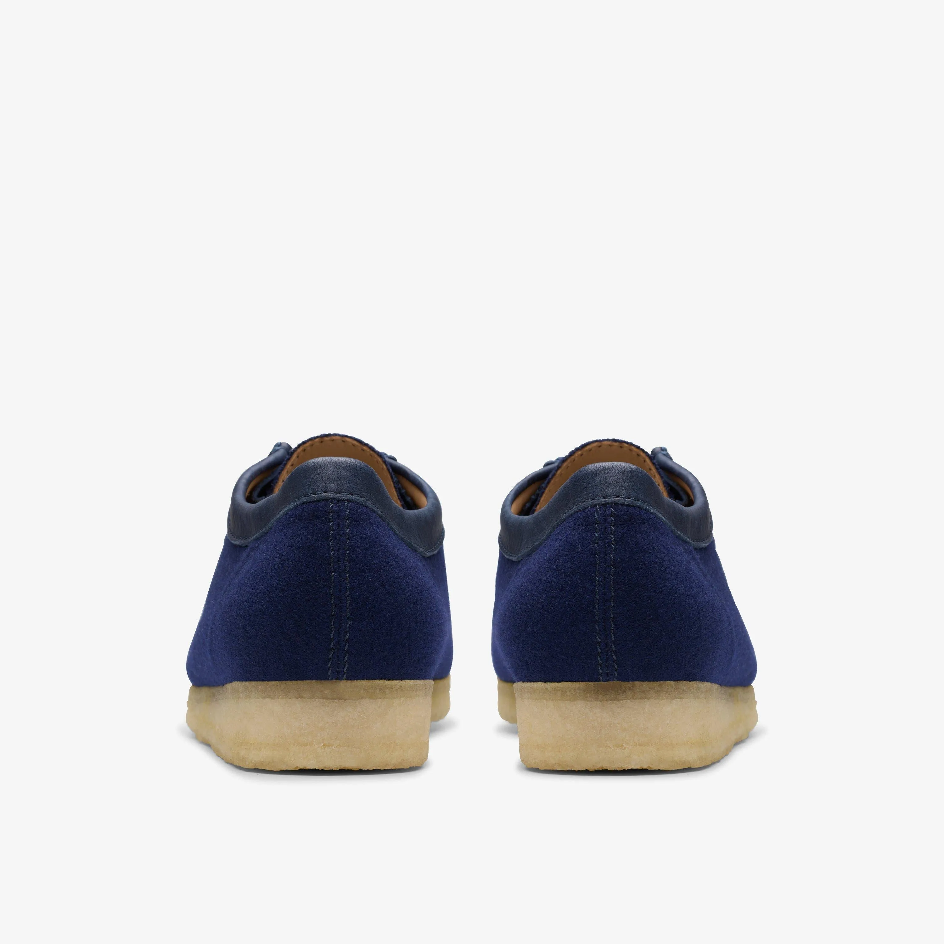 Clarks Men's Wallabee Navy Wool 26178225