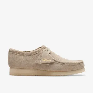 Clarks Men's Wallabee Pale Grey Suede 26175711