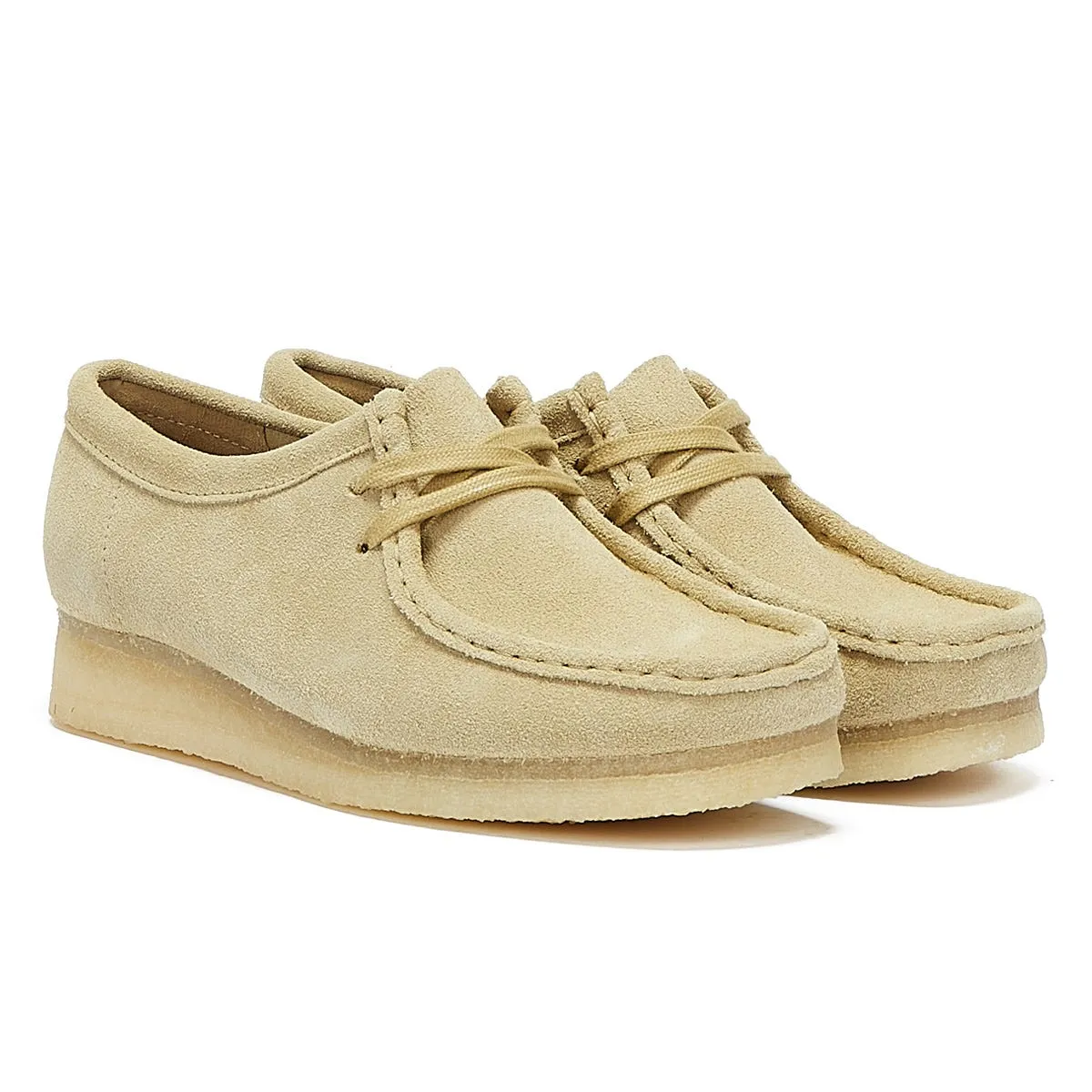 Clarks Originals Wallabee Women's Beige Suede Shoes