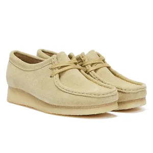 Clarks Originals Wallabee Women's Beige Suede Shoes