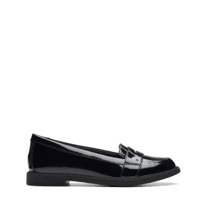 Clarks - ScalaLoafer K. - Black Patent - School Shoes