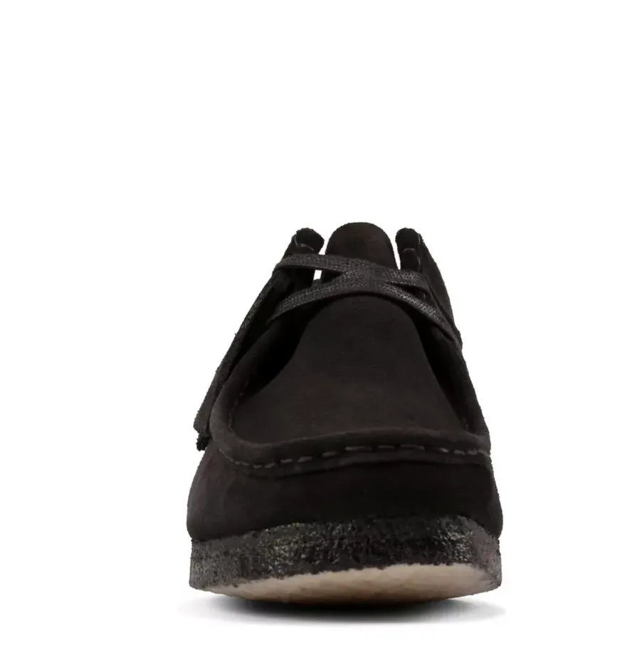 CLARKS Wallabee Black Suede