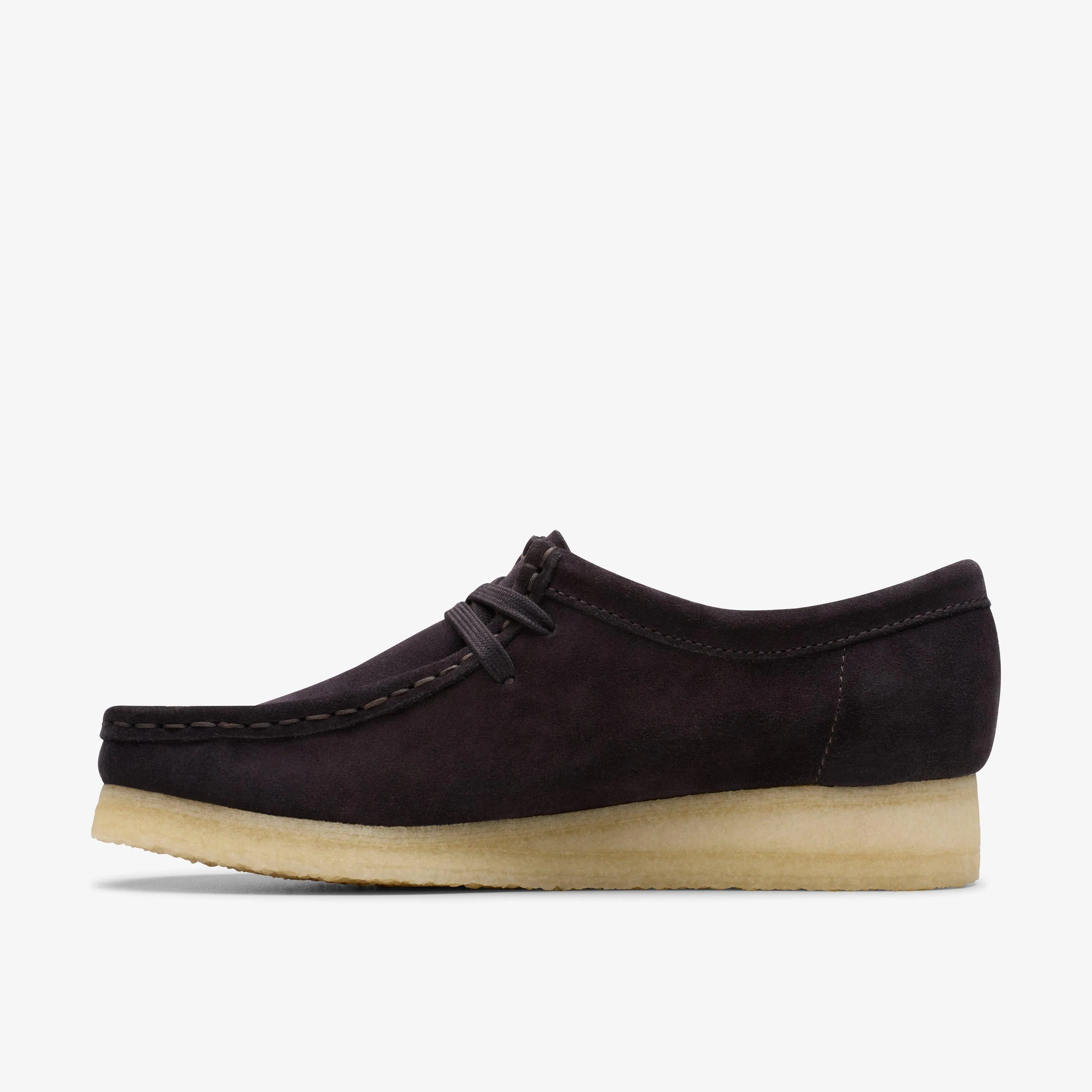 Clarks Women Wallabee Brown Slate Suede 26179158