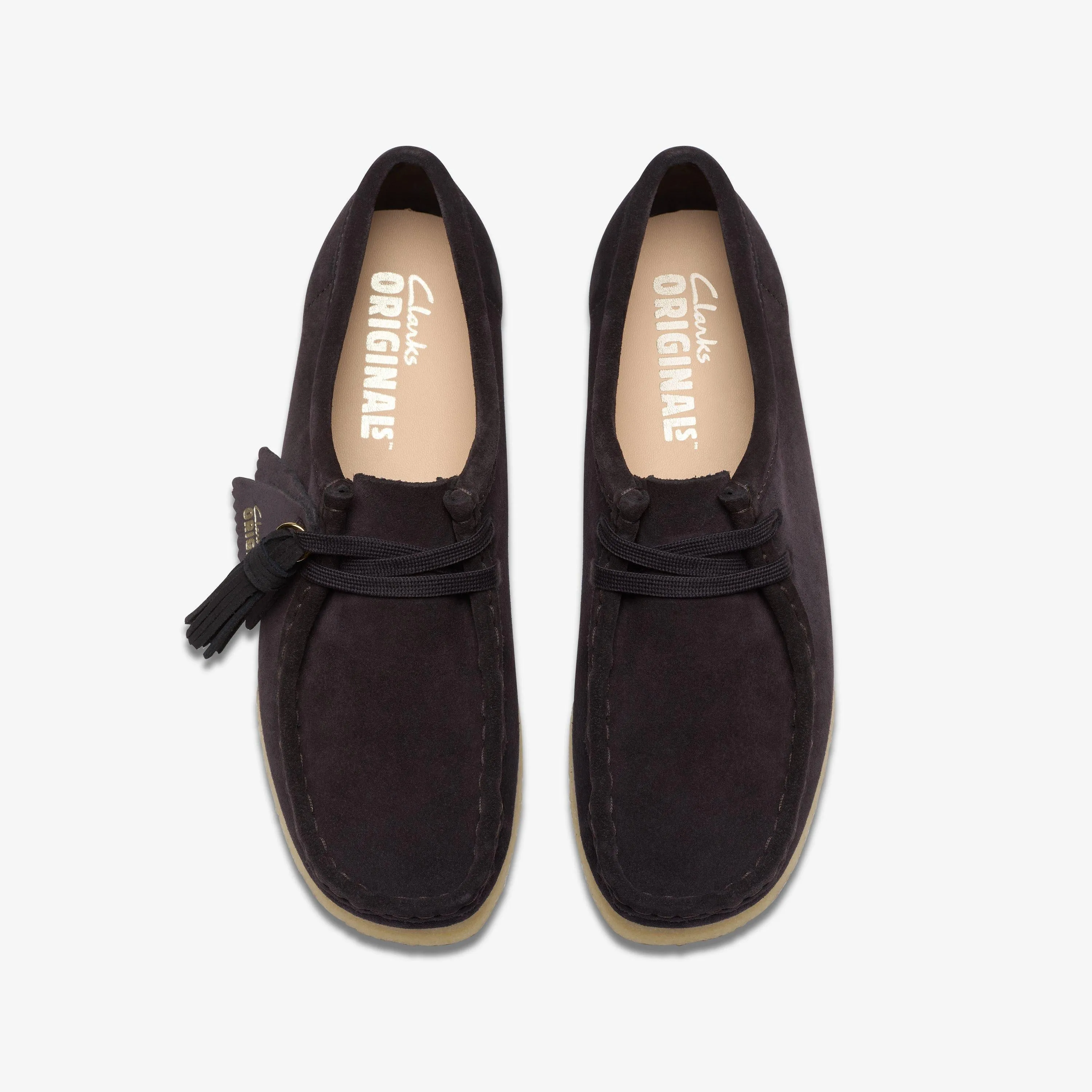 Clarks Women Wallabee Brown Slate Suede 26179158