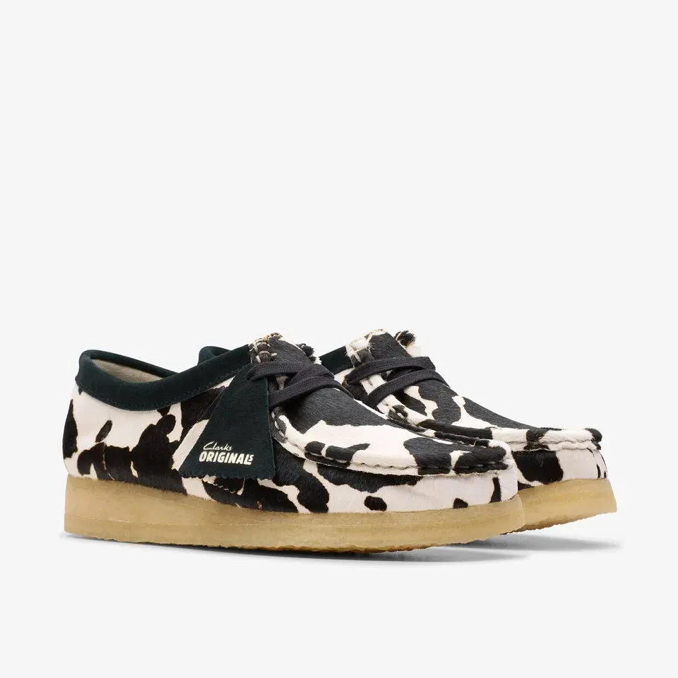 Clarks Women Wallabee Cow Print HairOn 26175835