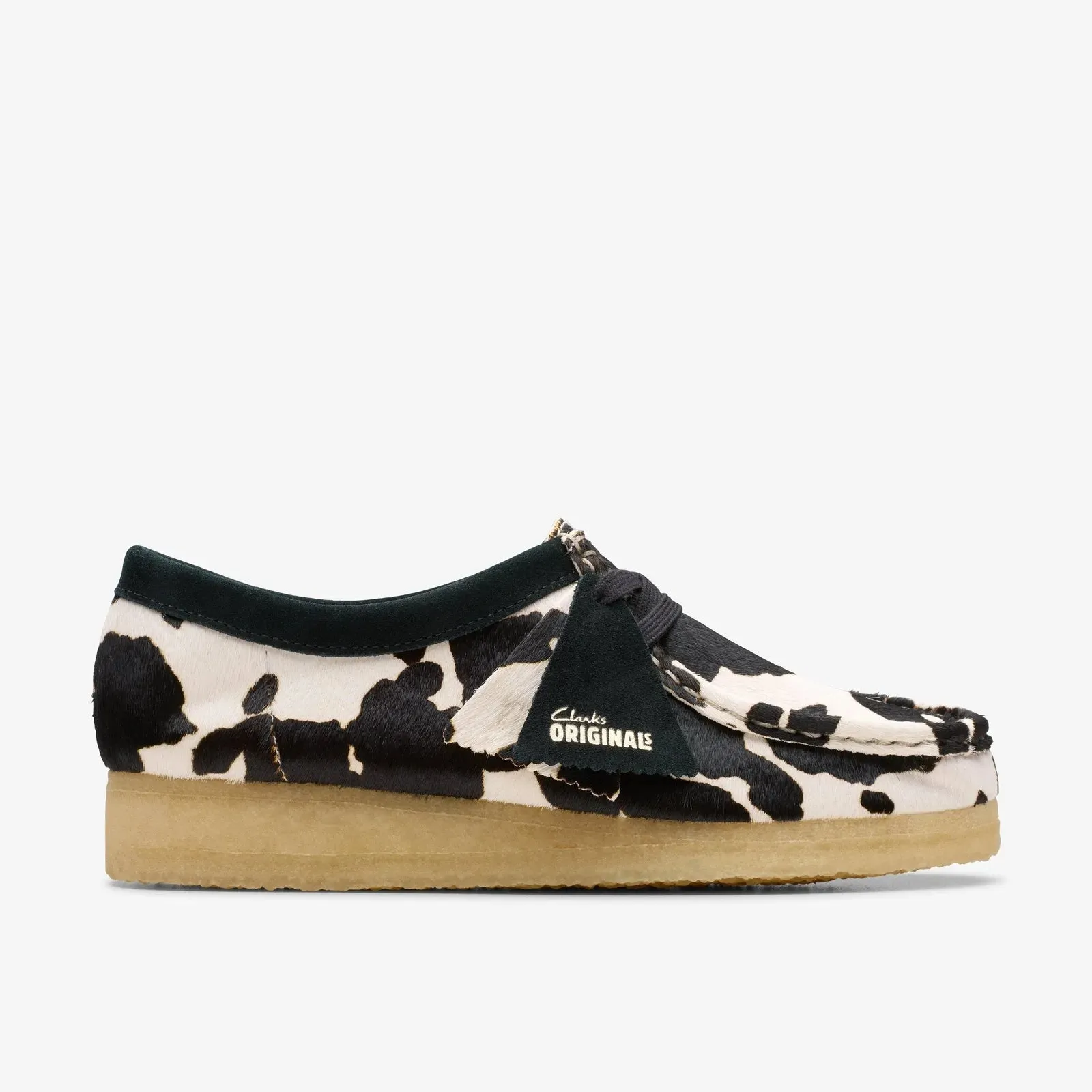 Clarks Women Wallabee Cow Print HairOn 26175835