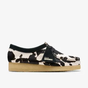 Clarks Women Wallabee Cow Print HairOn 26175835