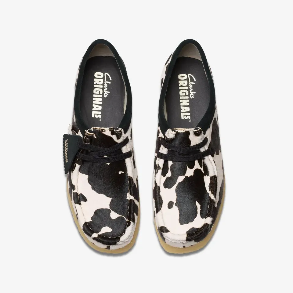 Clarks Women Wallabee Cow Print HairOn 26175835