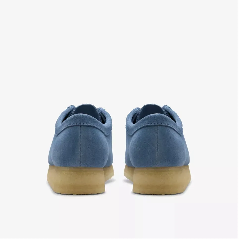 Clarks Women Wallabee French Blue Suede 26179157