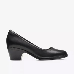 Clarks Women's Emily2 Ruby Black Leather 26174882