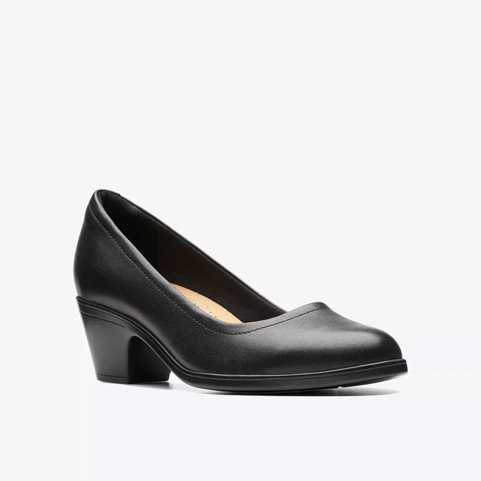 Clarks Women's Emily2 Ruby Black Leather 26174882