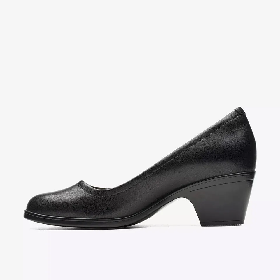 Clarks Women's Emily2 Ruby Black Leather 26174882