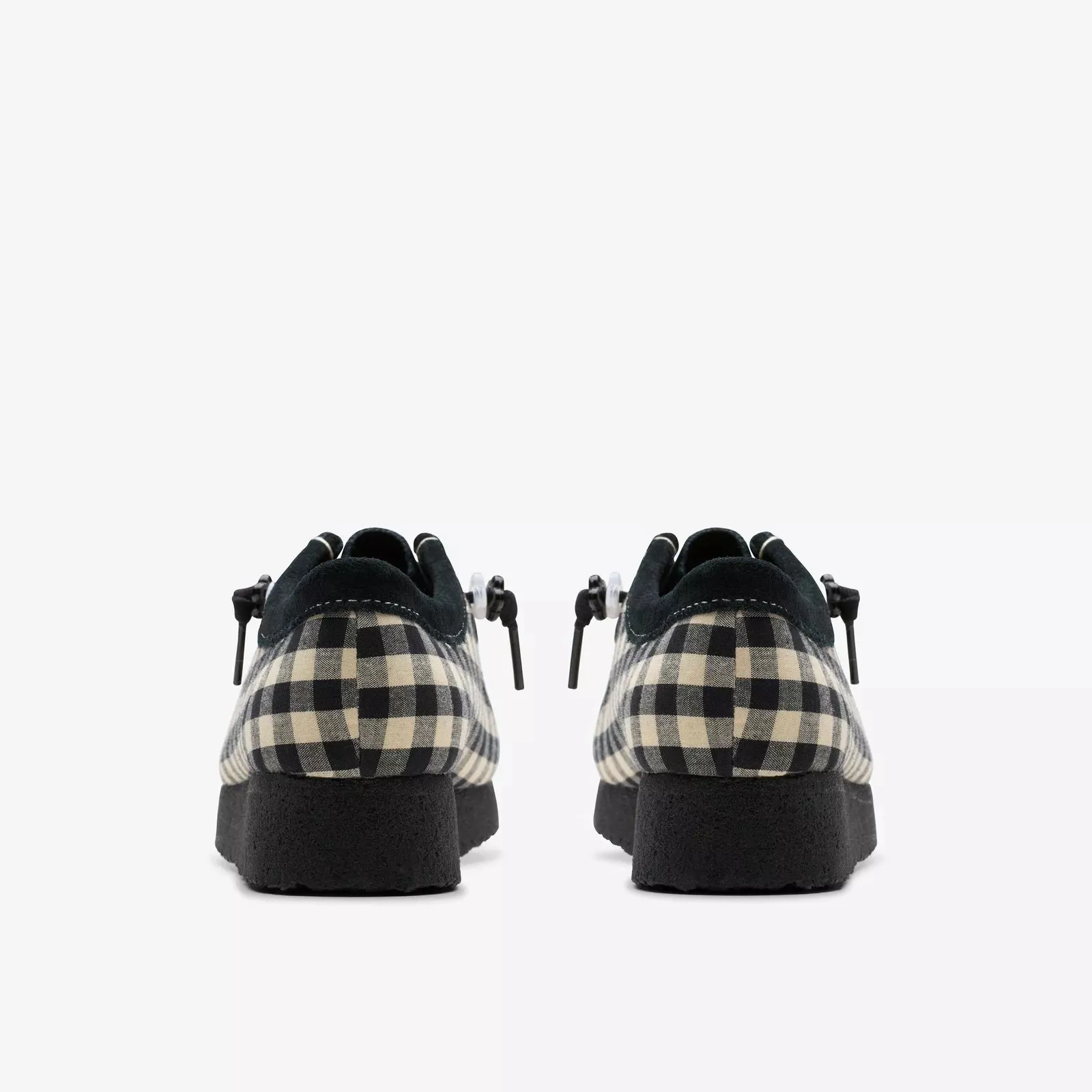 Clarks Women's Wallabee Black/White Gingham 26180672