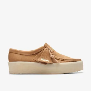 Clarks Women's Wallabee Cup Mid Tan Nubuck 26176566