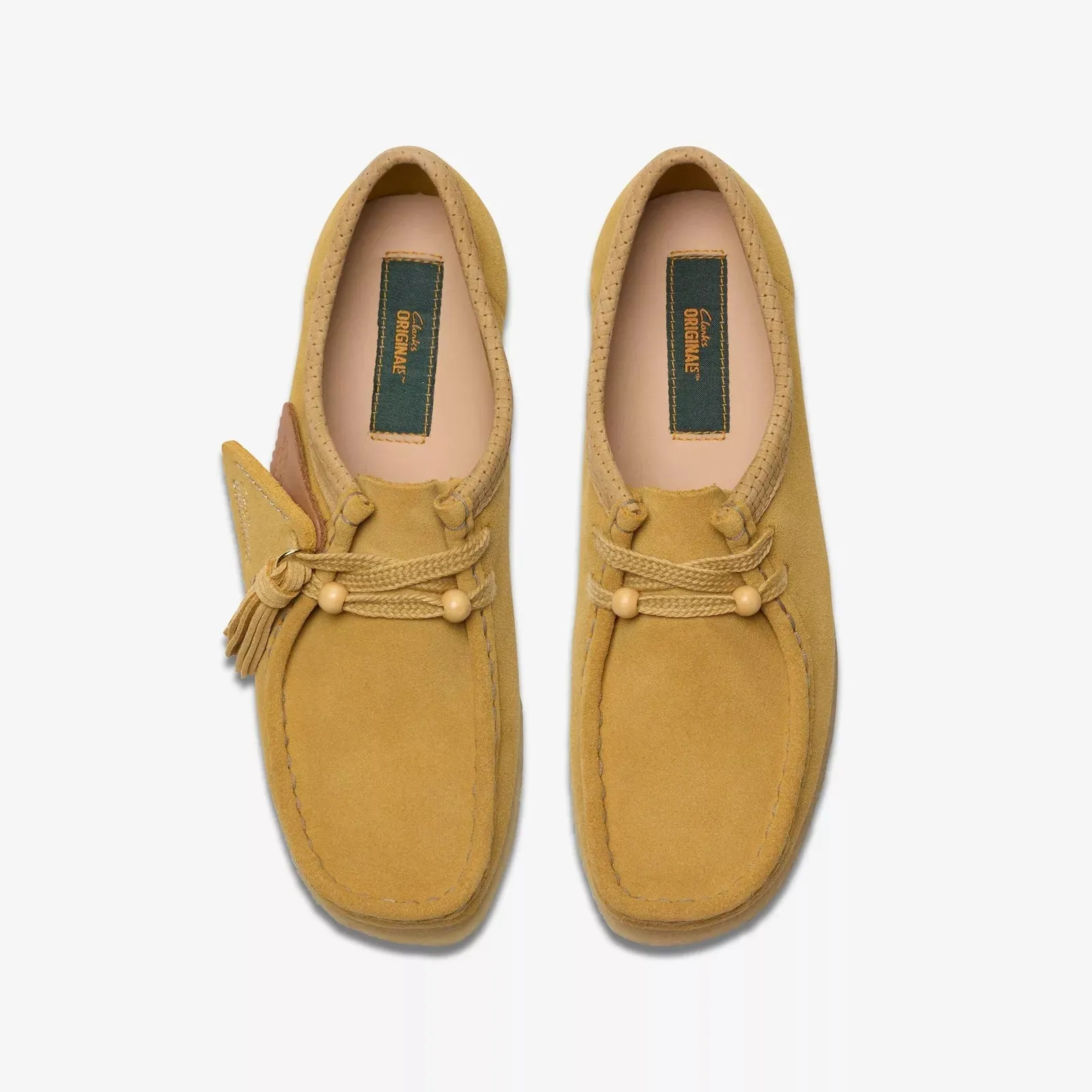 Clarks Women's Wallabee Golden Tan Suede 26180169