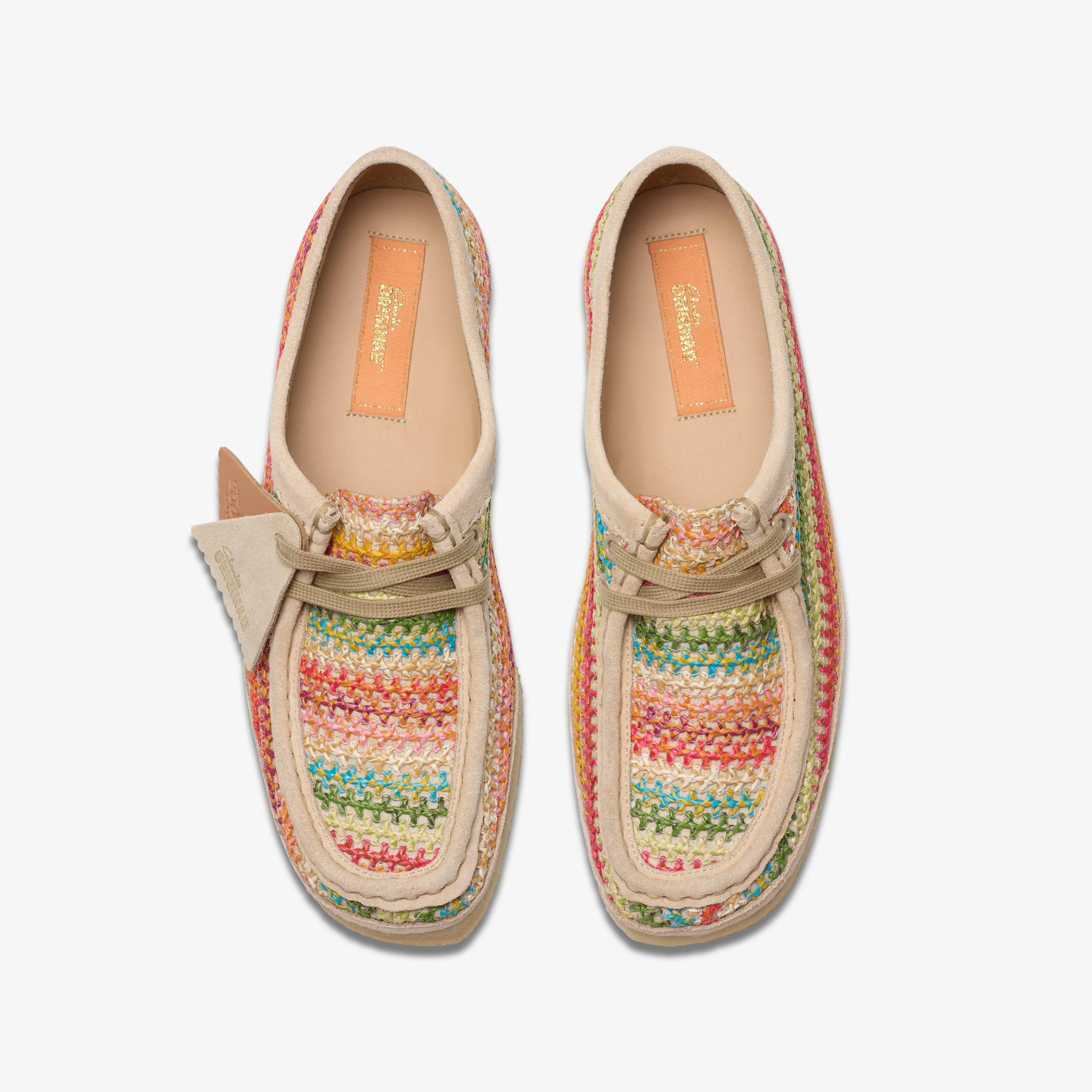 Clarks Women's Wallabee Multi Raffia 26180170