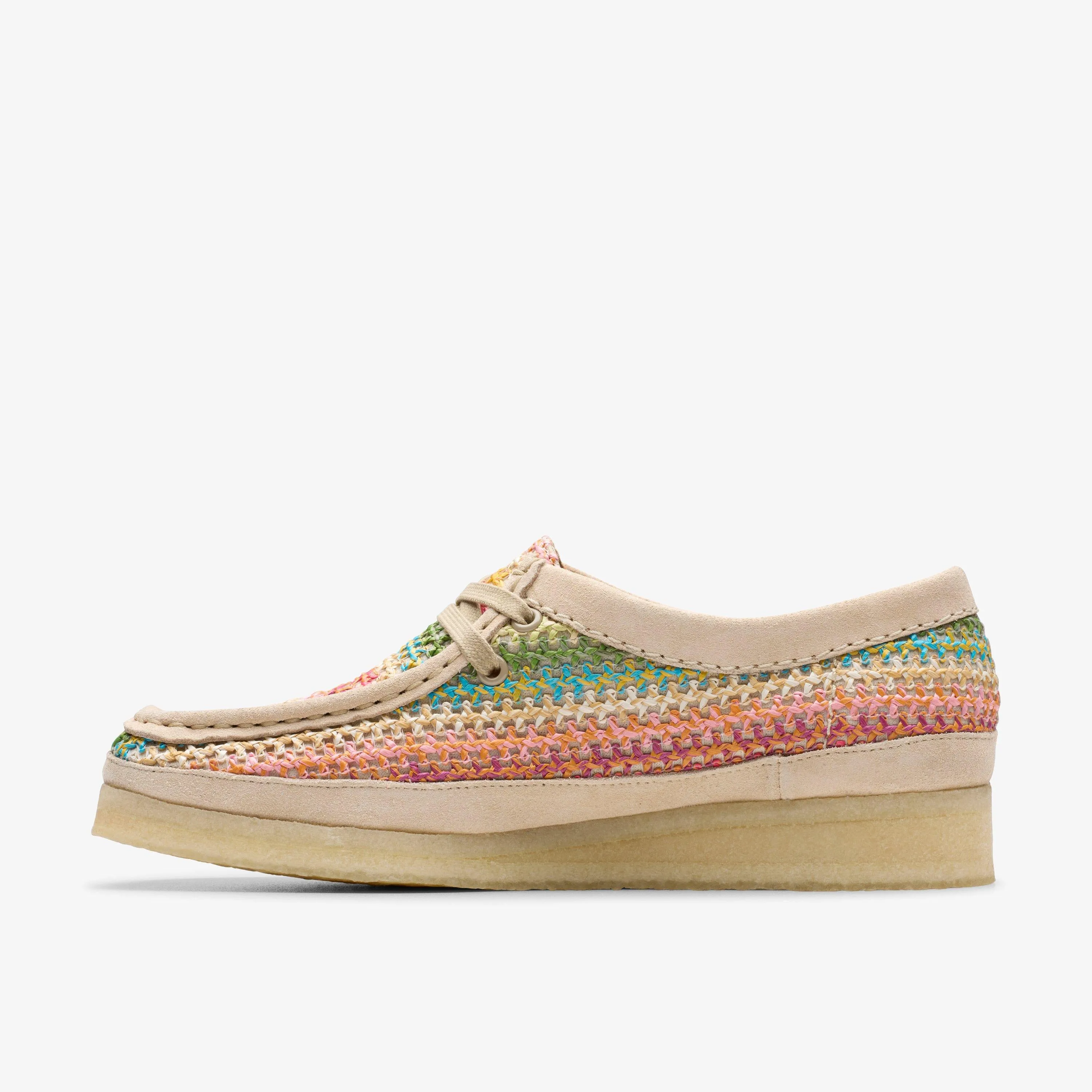 Clarks Women's Wallabee Multi Raffia 26180170