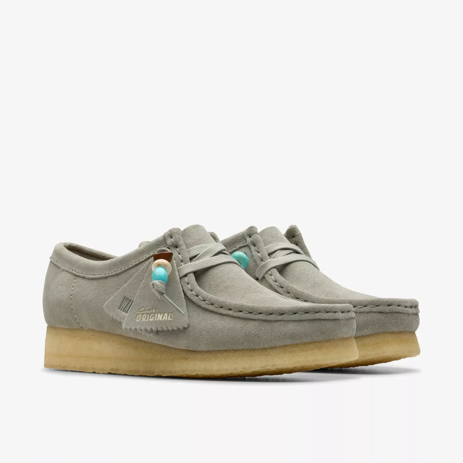 Clarks Women's Wallabee Sage Suede 26180656