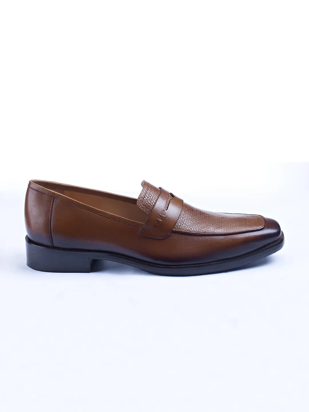 Classic Moccasins With Zm Embossed Detail