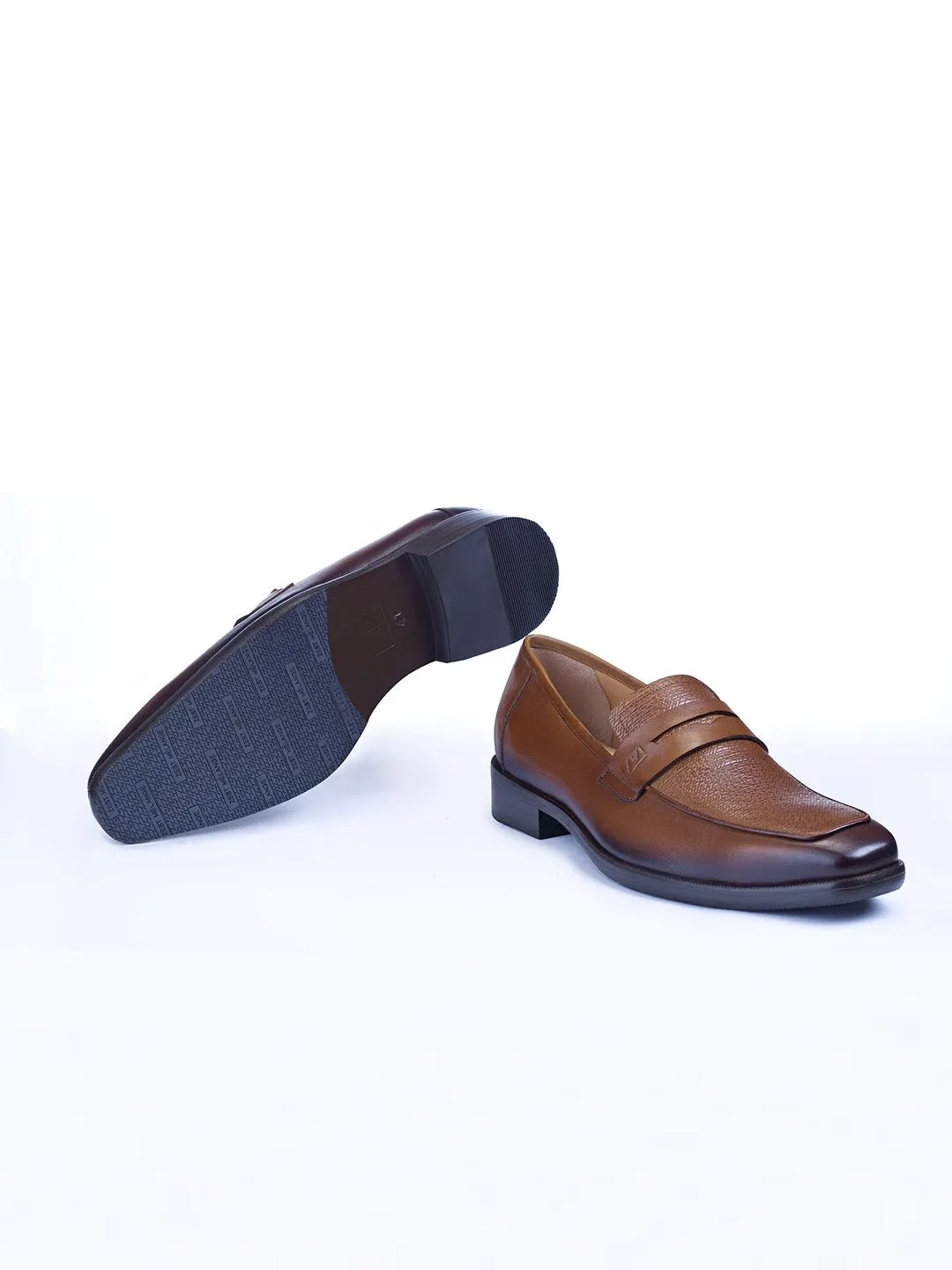 Classic Moccasins With Zm Embossed Detail