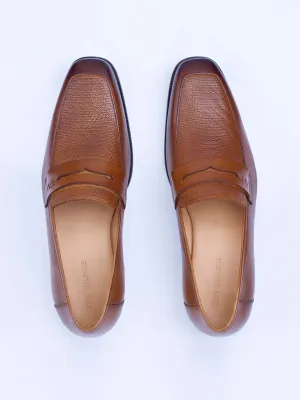 Classic Moccasins With Zm Embossed Detail