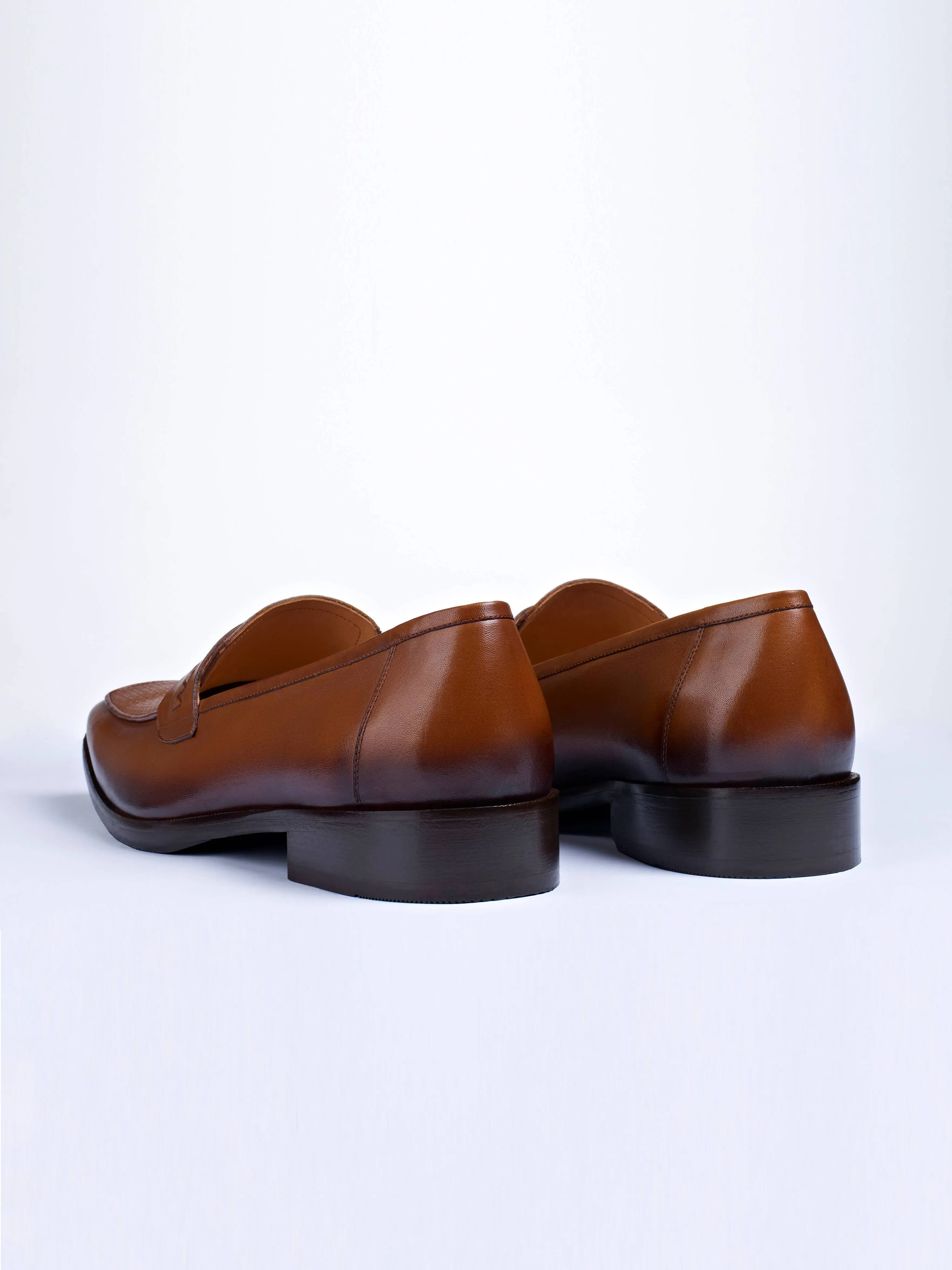 Classic Moccasins With Zm Embossed Detail