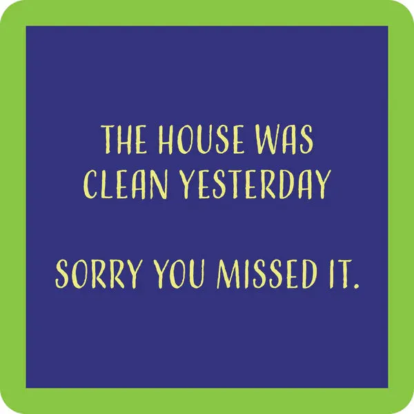 Clean House Coaster