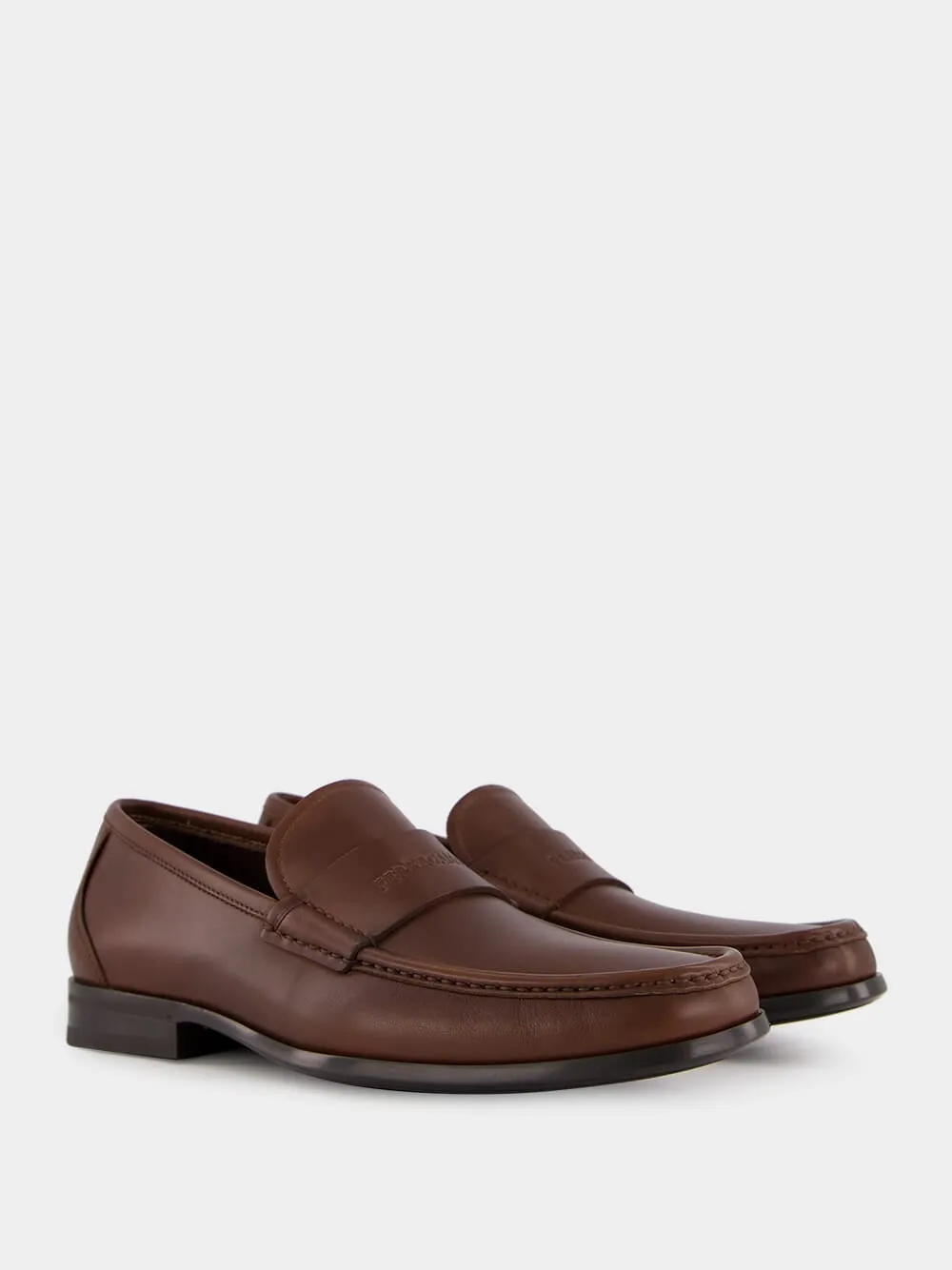 Cocoa Leather Moccasins