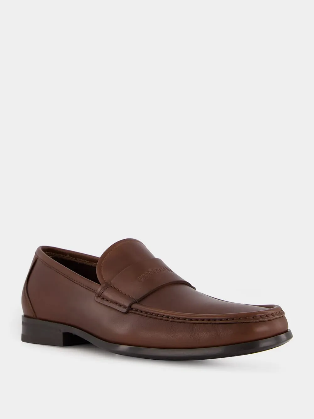 Cocoa Leather Moccasins