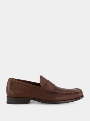 Cocoa Leather Moccasins