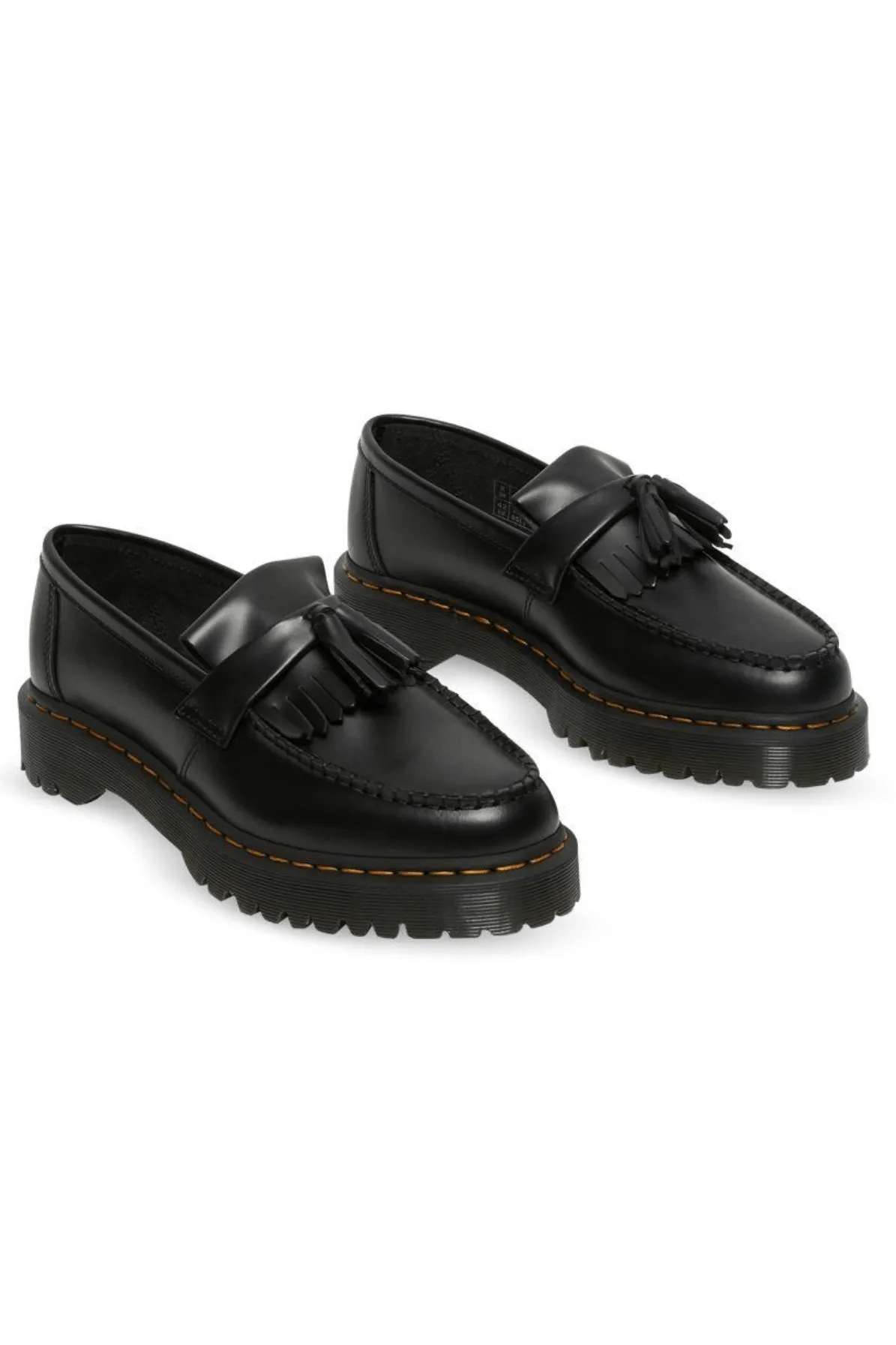 DR MARTENS ADRIAN TASSEL BEX LOAFER - BLACK SMOOTH