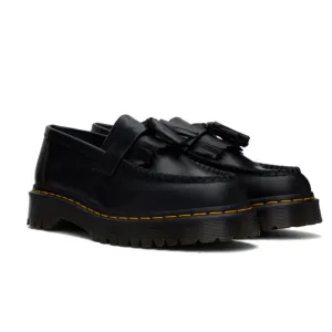 Dr. Martens Black Adrian Bex Smooth Leather Tassel Loafers