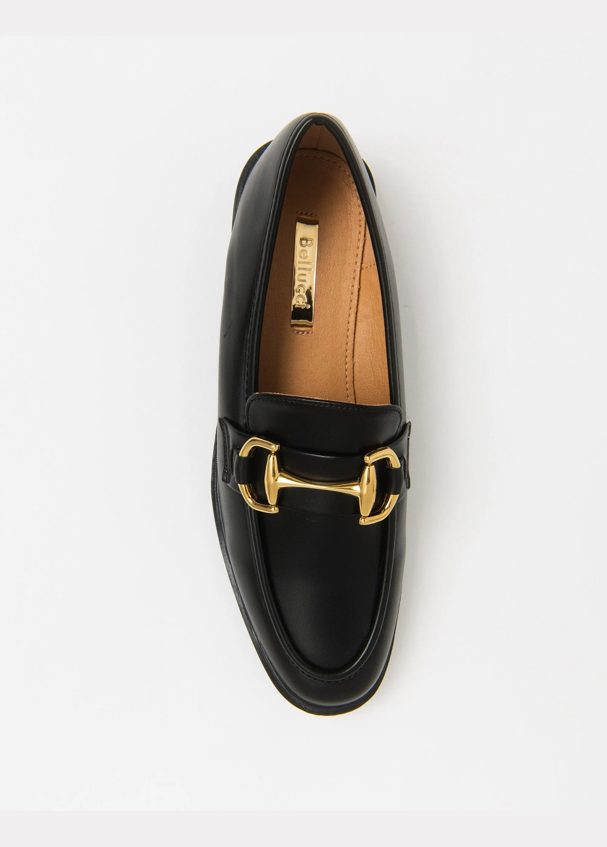 Elegant women's loafers with bits