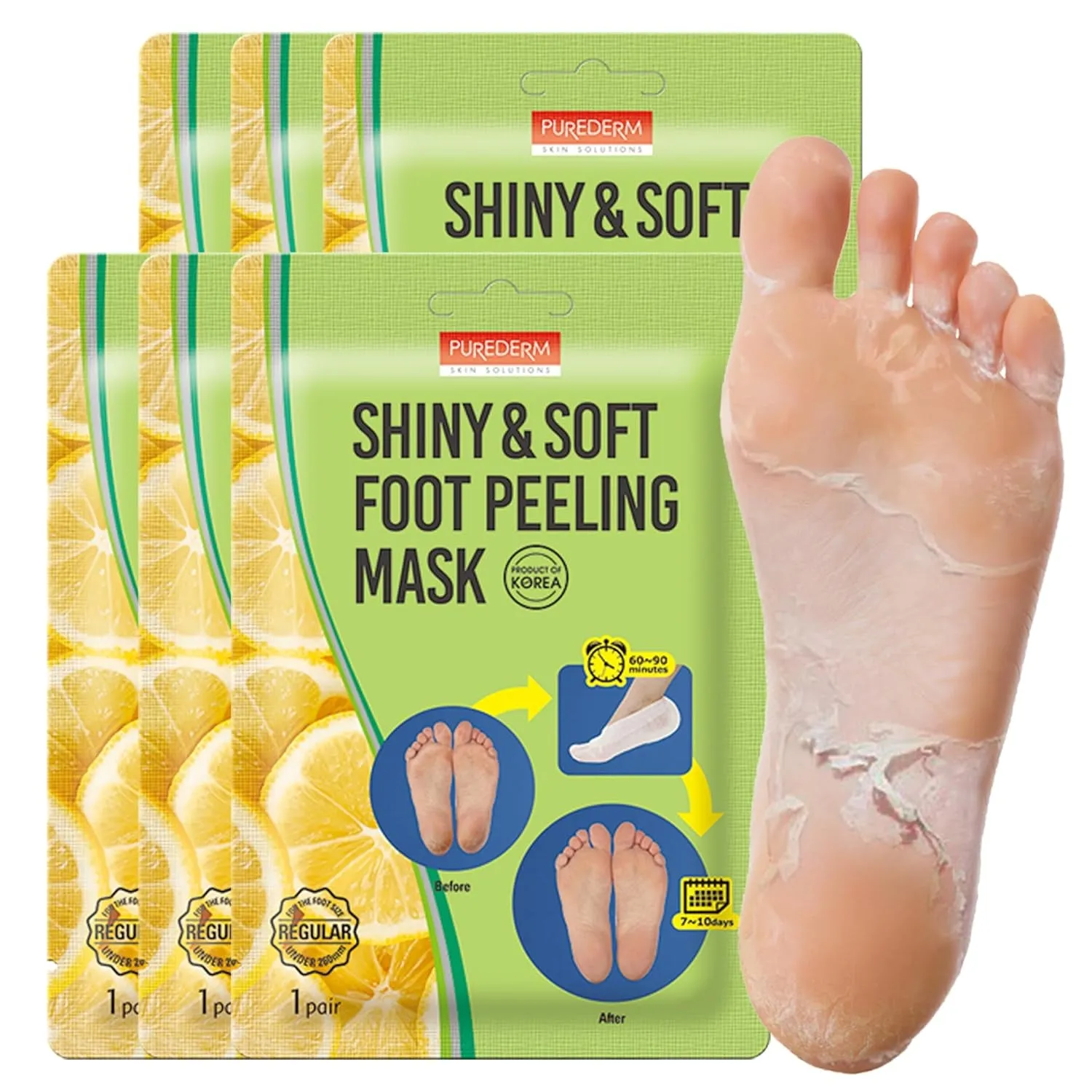 Exfoliating Heel Mask (1 Pair) – Heel Peeling Masks Gently Remove Calluses from Your Heel