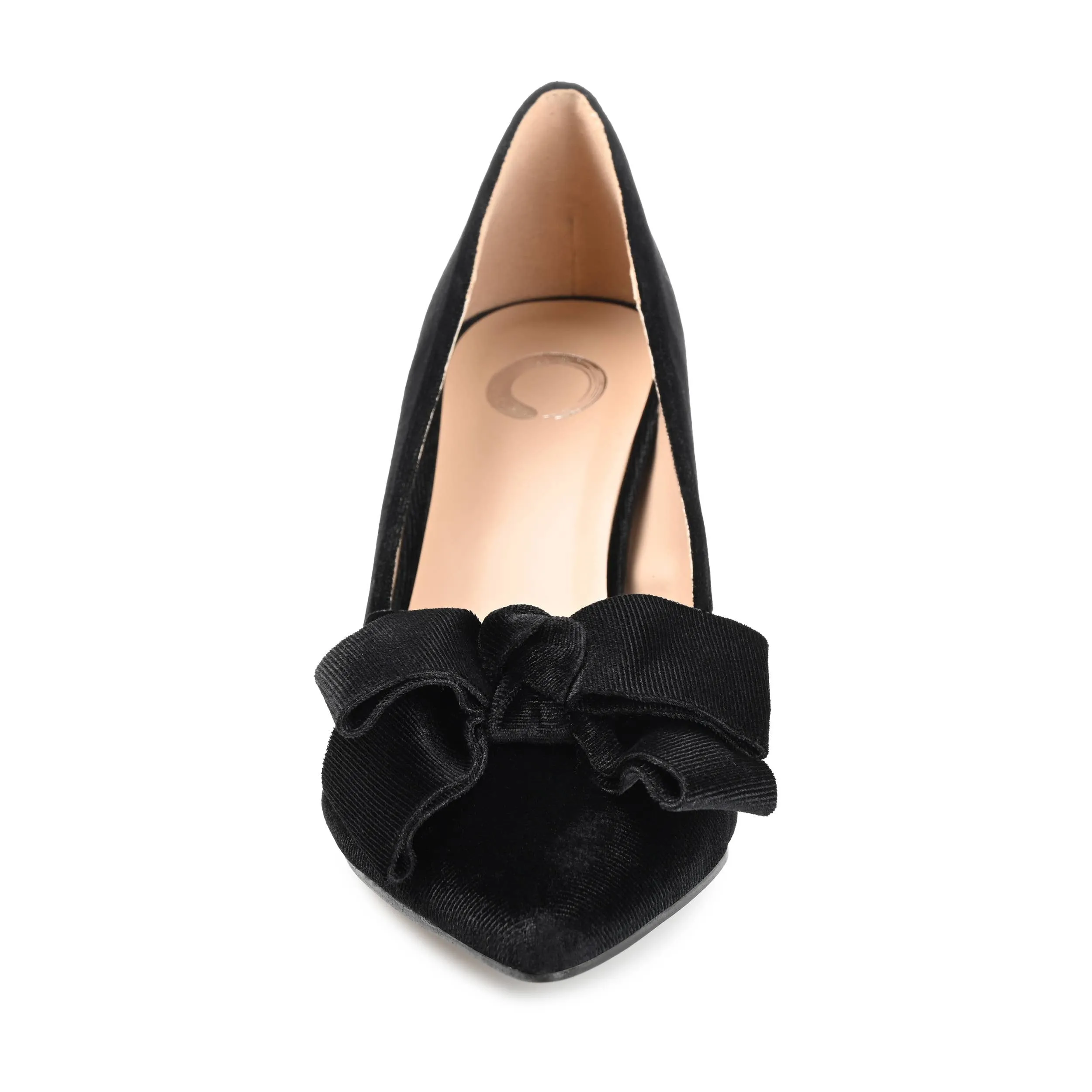 FINAL SALE: VELVET BOW PUMP