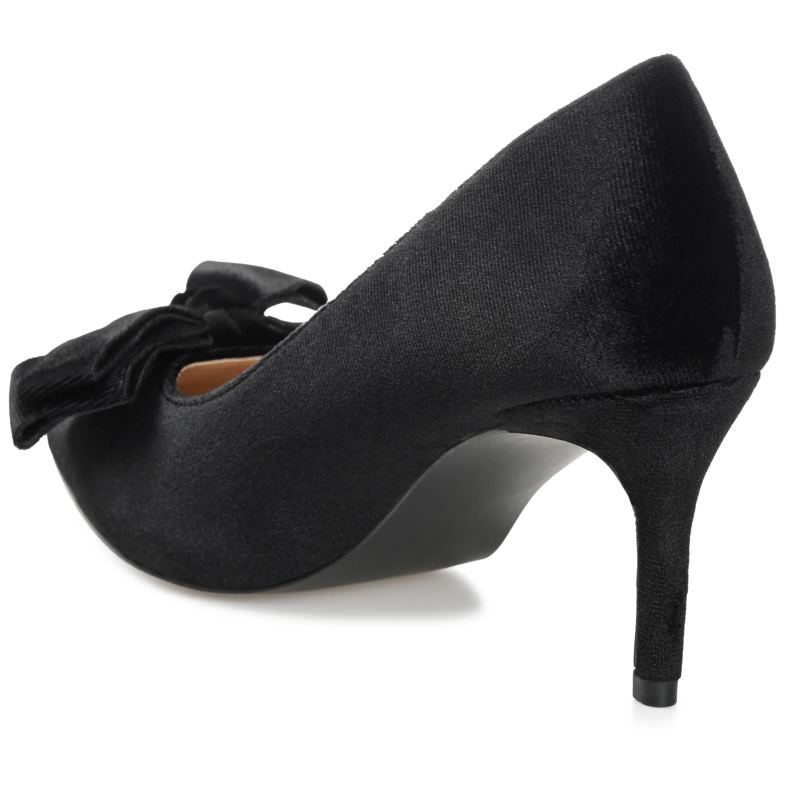 FINAL SALE: VELVET BOW PUMP