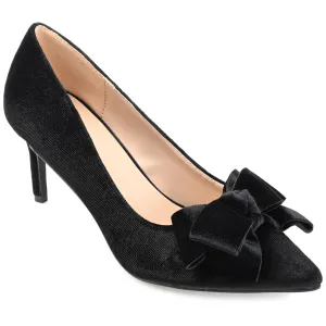 FINAL SALE: VELVET BOW PUMP