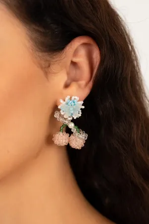 Floral Cherry Earrings