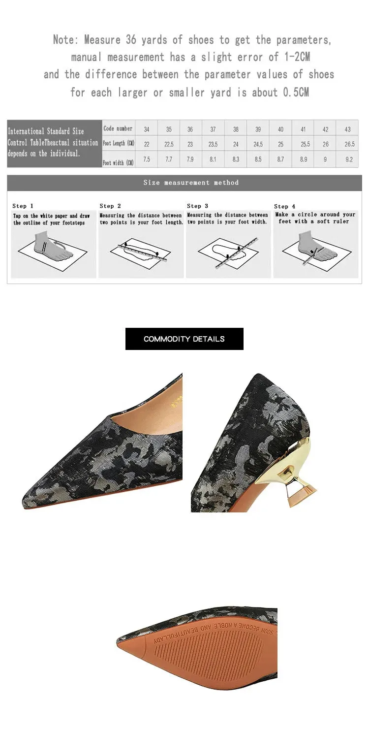 Floral cloth surface 3 cm Kitten heels Women Shoes Sweet Fashion Low Heel Ladies Shoes pointed Toe Women Pumps