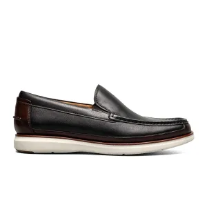 Florsheim Tropics Moc Toe Venetian Slip On (Men) - Black/Brown