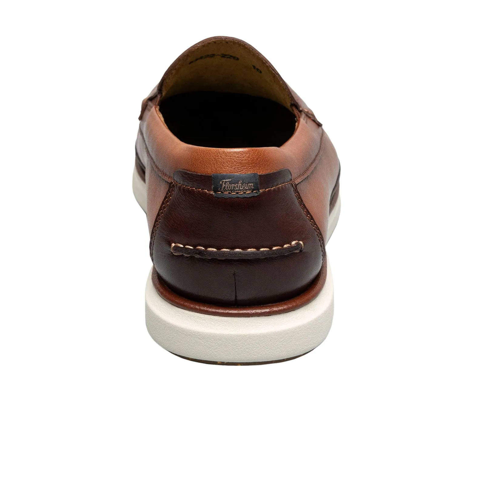 Florsheim Tropics Moc Toe Venetian Slip On (Men) - Cognac/Chestnut Smooth