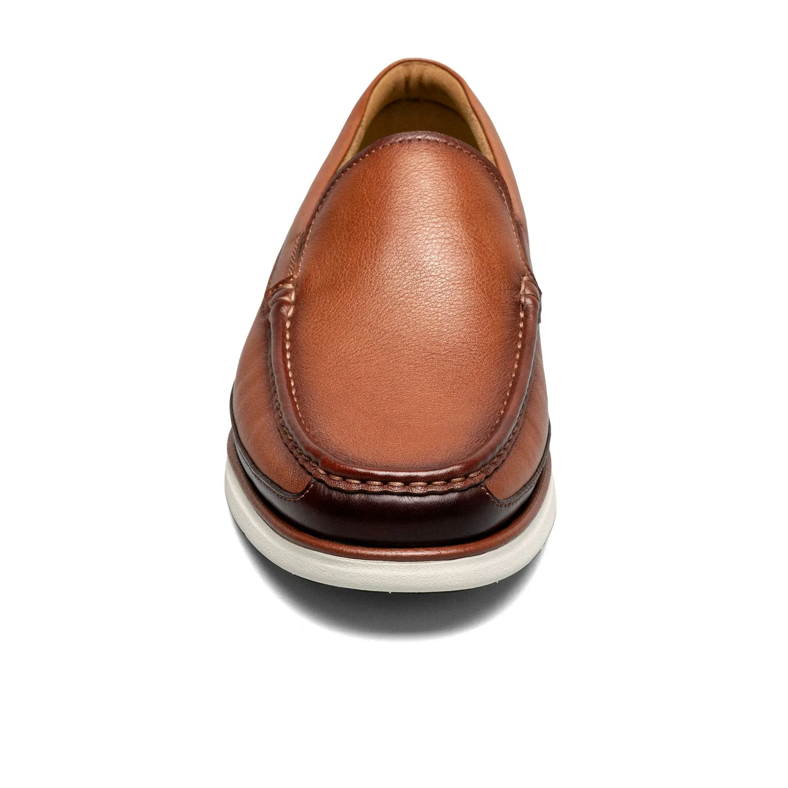 Florsheim Tropics Moc Toe Venetian Slip On (Men) - Cognac/Chestnut Smooth