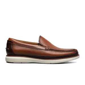 Florsheim Tropics Moc Toe Venetian Slip On (Men) - Cognac/Chestnut Smooth