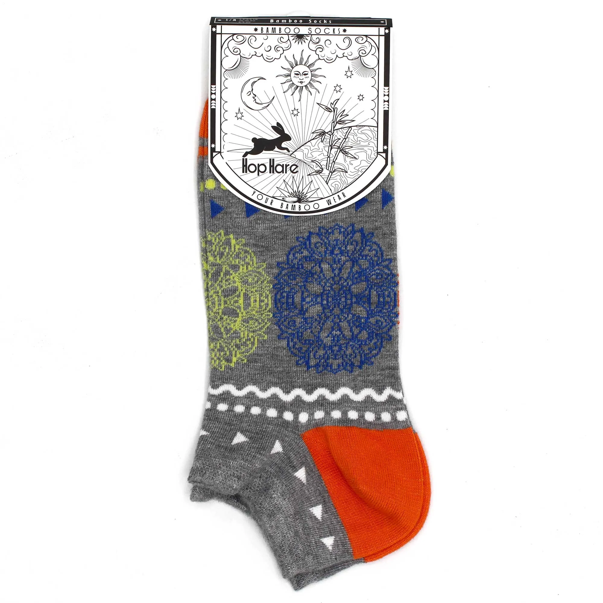 Flowers of Life Bamboo Socks Low M/L 7.5-11.5 - Flowers of Life
