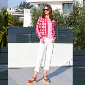 Frances Crop Jean | Soft White