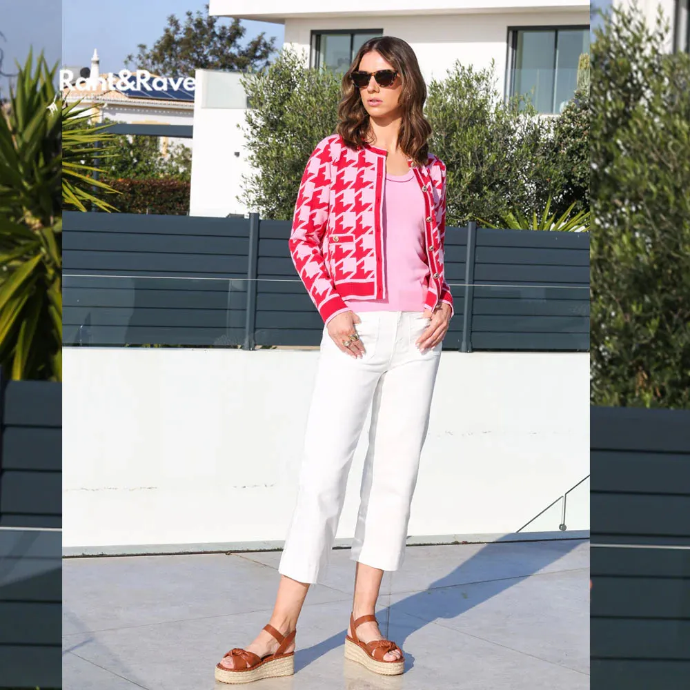 Frances Crop Jean | Soft White